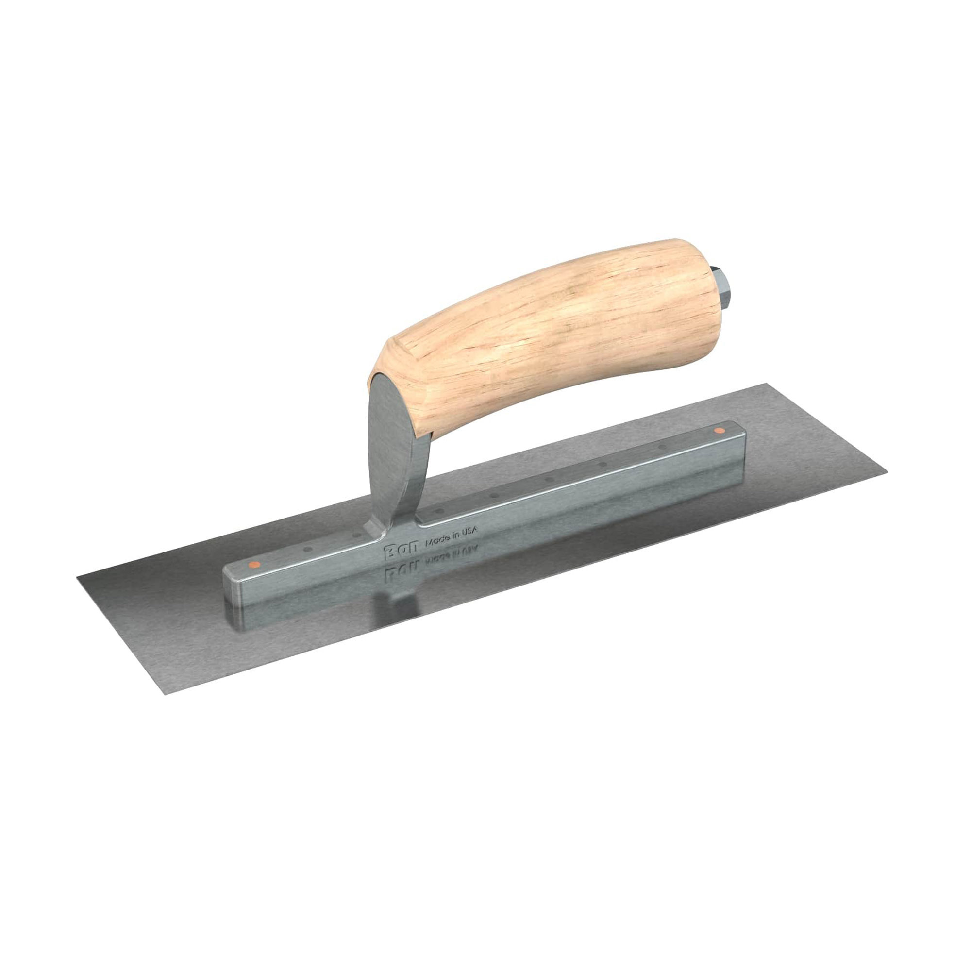 Bon Steel City, Finish Trowel - Sq. - CarSteel - 11 x 3 - Wd, Blade Material Carbon Steel, Blade Length 11 in, Blade Width 3 in, Model# 66-218